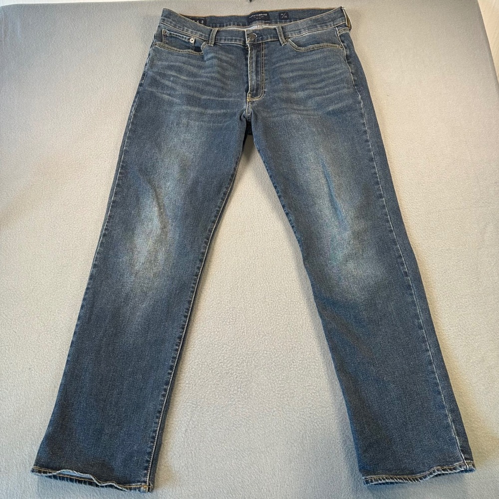 Lucky Brand 363 Vintage Straight Jeans Mens 36x32 Blue Denim Pants